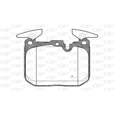 BPA1491.00 OPEN PARTS КомплеК т гальмівних колодок, дискове гальмо