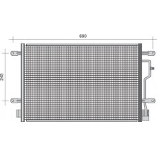 350203376000 MAGNETI MARELLI Конденсатор кондиціонера
