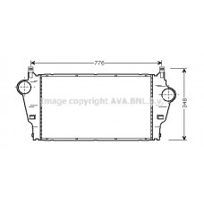 Интеркулер AVA QUALITY COOLING RTA4295