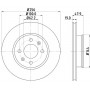 ND6014K NISSHINBO Гальмівний диск