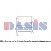 480099N AKS DASIS Радіатор охолодження двигуна