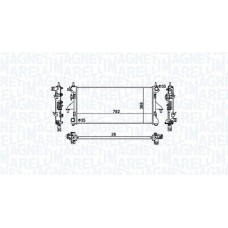 350213126900 MAGNETI MARELLI Радіатор охолодження двигуна