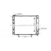 MS2178 AVA QUALITY COOLING Радіатор охолодження двигуна