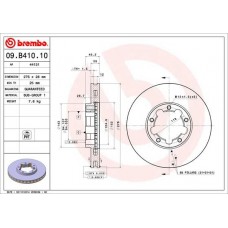 09.B410.10 BREMBO Гальмівний диск