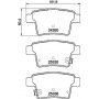 MDB2691 MINTEX Комплект гальмівних колодок дисковий гальм