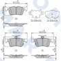 FO 321583 FOMAR Friction Комплект гальмівних колодок дисковий гальм