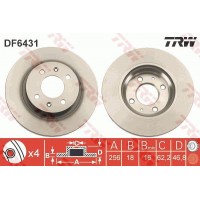 DF6431 TRW Гальмівний диск