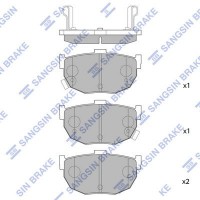SP1062 Hi-Q Комплект гальмівних колодок дисковий гальм