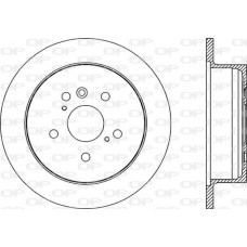 BDR2172.10 OPEN PARTS Гальмівний диск
