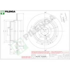 5900 PILENGA Гальмівний диск