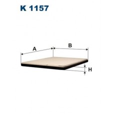K 1157 FILTRON Фільтр повітря у внутрішньому просторі