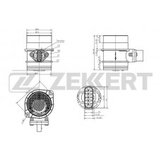 Розхідомір повітря ZEKKERT SE-1019