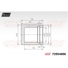 72954006 MAXTECH Поршень корпус скоби гальма