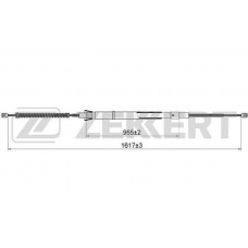 BZ-1043 ZEKKERT Тросик, cтояночный тормоз
