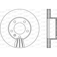 BDA1979.20 OPEN PARTS Гальмівний диск