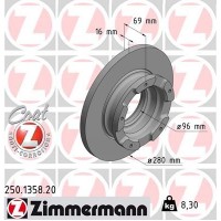 250.1358.20 ZIMMERMANN Гальмівний диск
