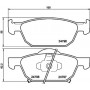 8DB 355 013-891 HELLA Комплект гальмівних колодок, дискове гальмо