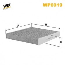 WP6919 WIX FILTERS Фільтр повітря у внутрішньому просторі