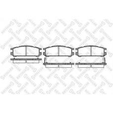 353 002-SX STELLOX Комплект гальмівних колодок дисковий гальм