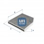 54.261.00 UFI Фільтр повітря у внутрішньому просторі