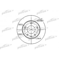 PBD2704 PATRON Гальмівний диск