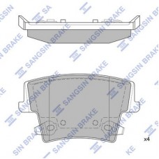 SP1508 Hi-Q КомплеК т гальмівних колодок, дискове гальмо
