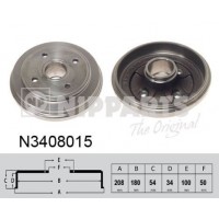 N3408015 NIPPARTS Гальмівний барабан