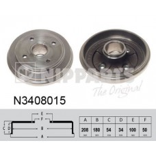 N3408015 NIPPARTS Гальмівний барабан