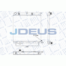 M-0070090 JDEUS Радіатор охолодження двигуна