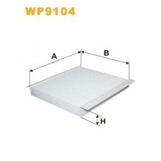 WP9104 WIX FILTERS Фільтр повітря у внутрішньому просторі
