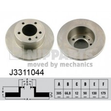 J3311044 NIPPARTS Гальмівний диск