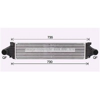 Интеркулер AVA QUALITY COOLING VO4297