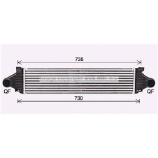 Интеркулер AVA QUALITY COOLING VO4297