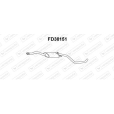 FD30151 VENEPORTE Предглушник вихлопних газів