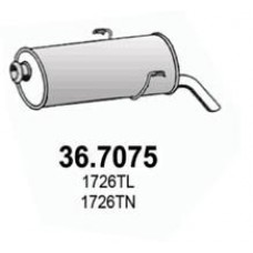 36.7075 ASSO Глушник вихлопних газів кінцевий