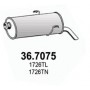 36.7075 ASSO Глушник вихлопних газів кінцевий