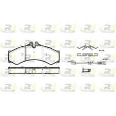 2614.02 ROADHOUSE Комплект гальмівних колодок дисковий гальм