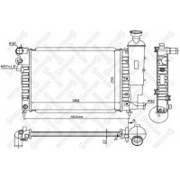 10-26098-SX STELLOX Радіатор охолодження двигуна