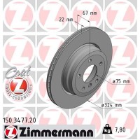150.3477.20 ZIMMERMANN Гальмівний диск