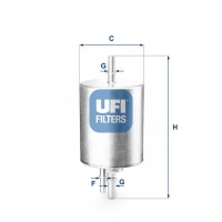 3183000 UFI Паливний фільтр