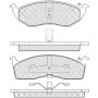 FP0591 FIT Комплект гальмівних колодок дисковий гальм