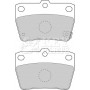 KBP1804 KEY PARTS Комплект гальмівних колодок дисковий гальм