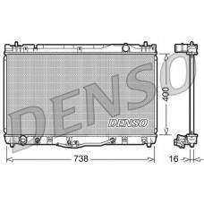 DRM50043 DENSO Радіатор охолодження двигуна