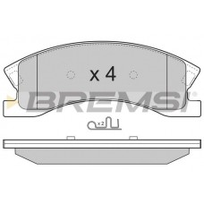 BP3269 BREMSI Комплект гальмівних колодок дисковий гальм
