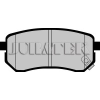JCP1902 JURATEK Комплект гальмівних колодок дисковий гальм