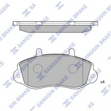 SP4385 Hi-Q Комплект гальмівних колодок дисковий гальм