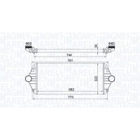 Интеркулер MAGNETI MARELLI 351319204600