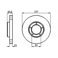 0 986 478 397 BOSCH Гальмівний диск