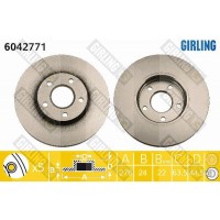 6042771 GIRLING Гальмівний диск