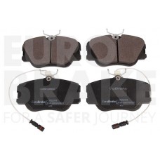 5502223318 EUROBRAKE Комплект гальмівних колодок дисковий гальм